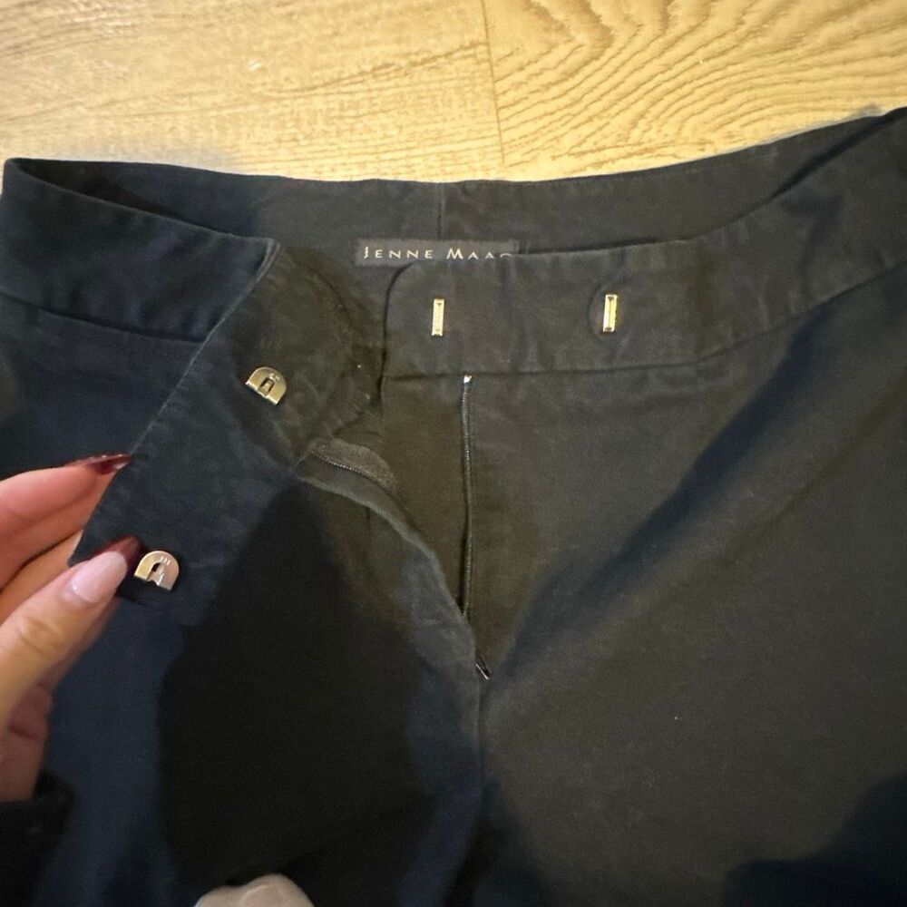 Jenne Maag black dress pants straight leg size medium - Picture 3 of 8